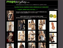 Tablet Screenshot of maposexyshop.com